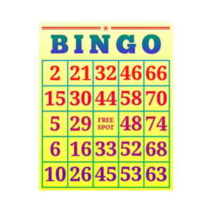 Single Bingo Card – Glover Ambulance Squad, Inc.